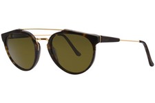 RetroSuperFuture Giaguaro-3627-RT2/R Sunglasses Gold/Brown/Green Oval Shape 51mm