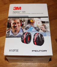 3M Peltor Optime 105 Helmet Mounted Earmuffs H10P3E