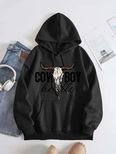 Women's Lightweight Scorpio Energy Alphabet Print Hoodie