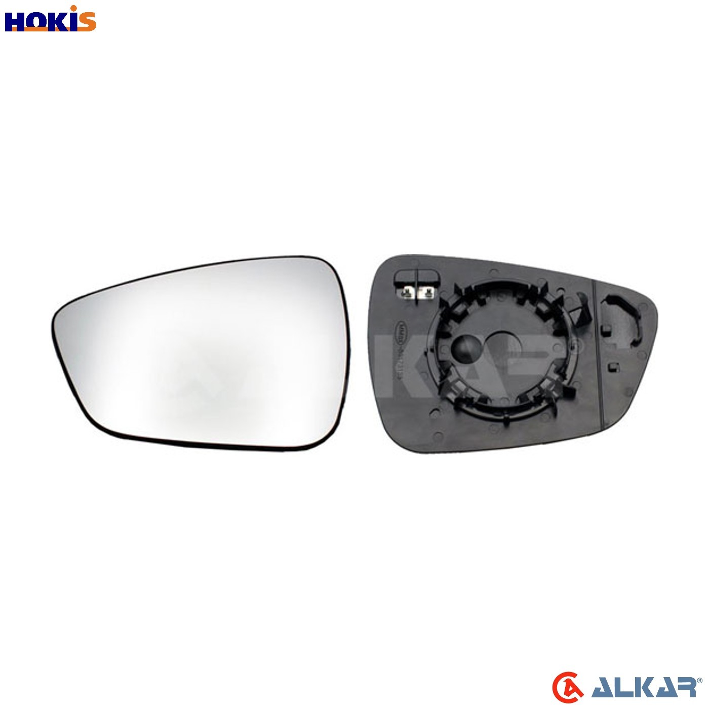 Mirror insert glass Left Heatable 6431740 ALKAR for PEUGEOT CITROËN - Image 5