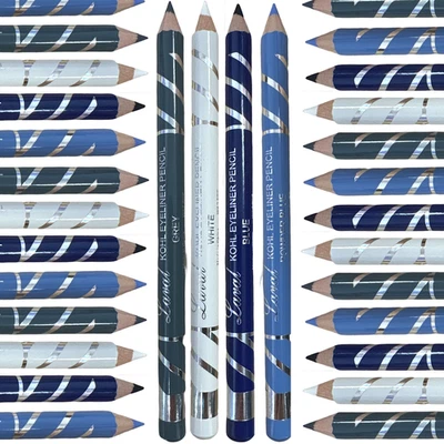 LAVAL COSMETICS Laval Kohl Eyeliner Pencils - White Blue Grey Eyes Liner Draw Colour Classic