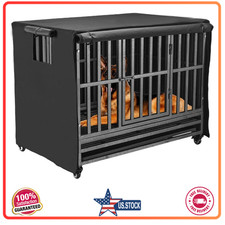 48in Dog Crate Cover Heavy Duty 600D poly Windproof Waterproof Shade-ONLY COVER