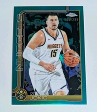 Nikola Jokic 2025-26 Topps Chrome Teal Refractor /299 Nuggets
