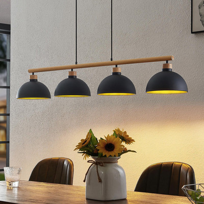 Lindby Tirzana Hängeleuchte Pendelleuchte Deckenlampe Lampe vierflammig schw262