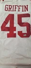 Archie Griffin Ohio State Signed White Football Jersey HT 1974/75  BAS