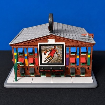 Michael Jordan s Restaurant Miniature Building Statue Figurine