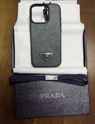 PRADA saffiano leather case for iPhone 16 Pro