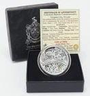 Marshall Mint Virginia City, NV Comstock Lode 1 oz .999 Silver Round with Nugget