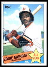 Eddie Murray 1985 Topps #701 Orioles MLB READ FREE SHIPPING AutographDen