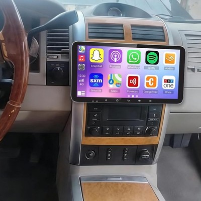 4+64G Double Din Car Stereo Android 15 10.33'' Touch Screen Wireless Carplay