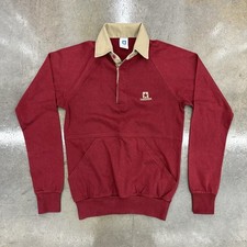 Vintage 80/90s Converse Long Sleeve Polo Shirt Youth Large Made In USA