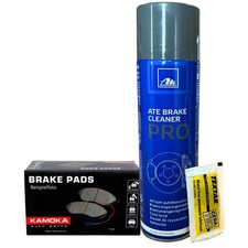 KAMOKA Bremsbeläge Hinten + Reiniger + Paste für OMEGA A SAAB 9-3 9-5 1.8-3.0D