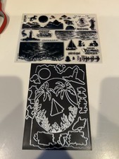 Hero Arts Stamp and Die Set Tropical Setting