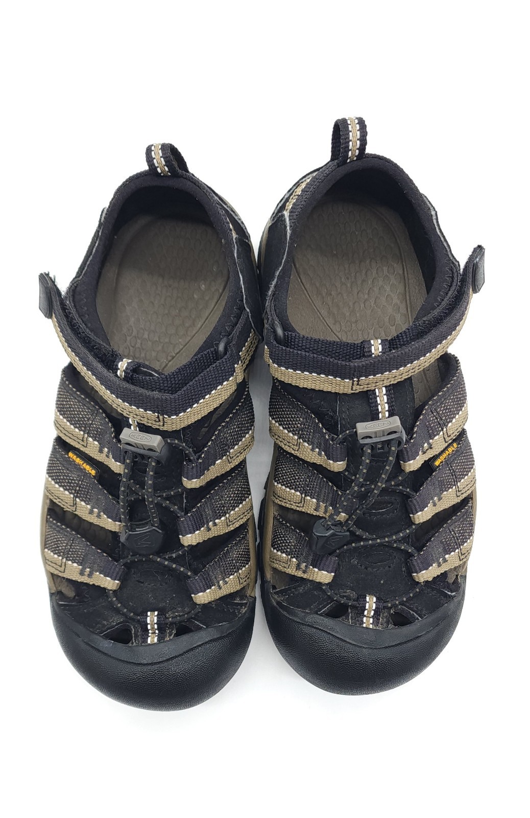 Sandali sportivi Keen taglia 3 giovani Newport 2 neri marroni a rete escursionismo unisex