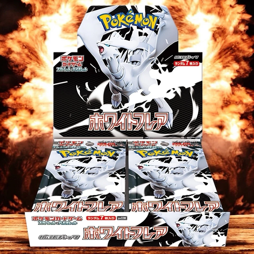WHITE FLARE - Booster Box SV11W Factory Sealed Pokemon JP US Seller SHIPS ASAP