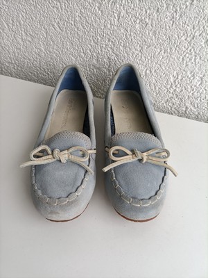 TIMBERLAND Earthkeeper Damen Halbschuhe Slipper Ballerinas Gr. 39,5 M Blau Leder