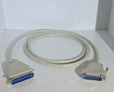 Beige DB25 25-Pin Male to DB25 Male Parallel Cable 1:1, 1-4 ft Universal