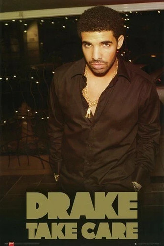 DRAKE Poster Take Care  24x36