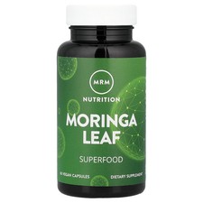 Moringa Leaf, 60 Vegan Capsules 600 mg per Capsule 