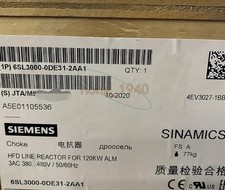 ONE NEW SIEMENS ELECTRIC REACTOR 6SL3000-0DE31-2AA1 6SL3 000-0DE31-2AA1