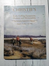 Christie’s 1998 Early Golfing Equipment Memorabilia Auction Catalog Scotland