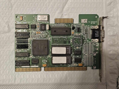 Vintage Retro Gaming Tested ATI VGA 1024 / Wonder ISA VIDEO ADAPTER 1090009510