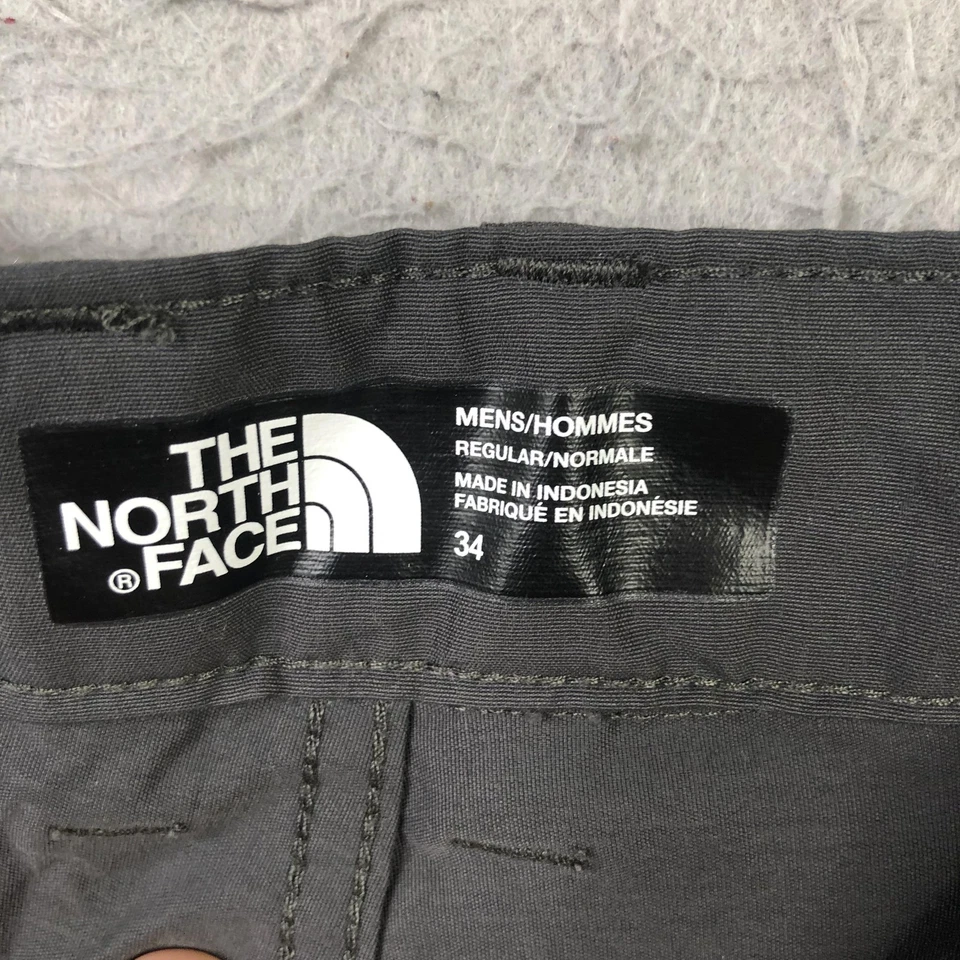 North Face Shorts Mens 34 Gray Outdoor Hiking Lightweight Nylon Casual S17 CE6K - Image 3 of 4