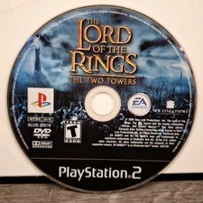 Lord of the Rings The Two Towers PS2 PlayStation 2 Disc Only  Free Canadian Ship