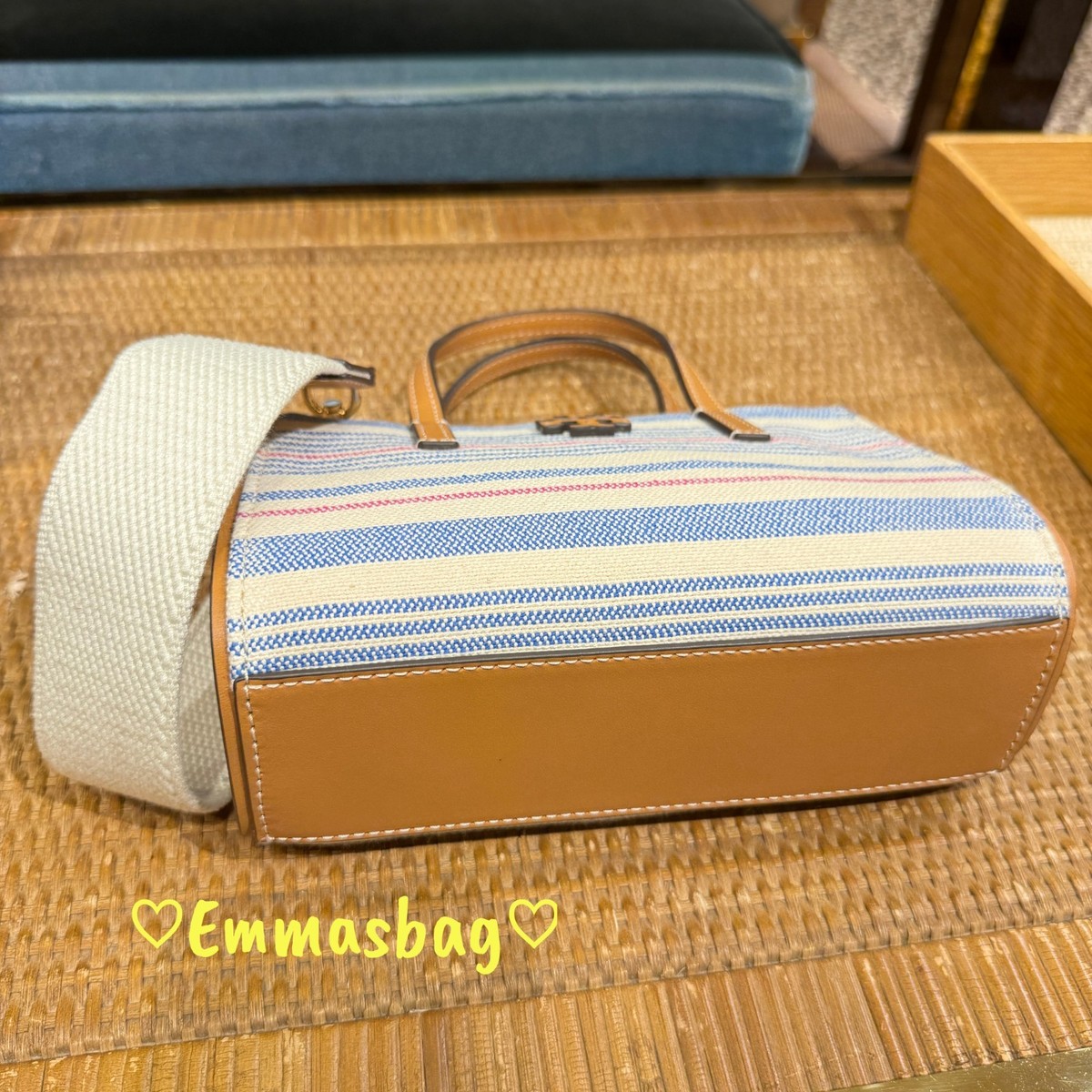 新品レアTory Burch BLAKE CANVAS MINI SHOPPER 【公式通販】