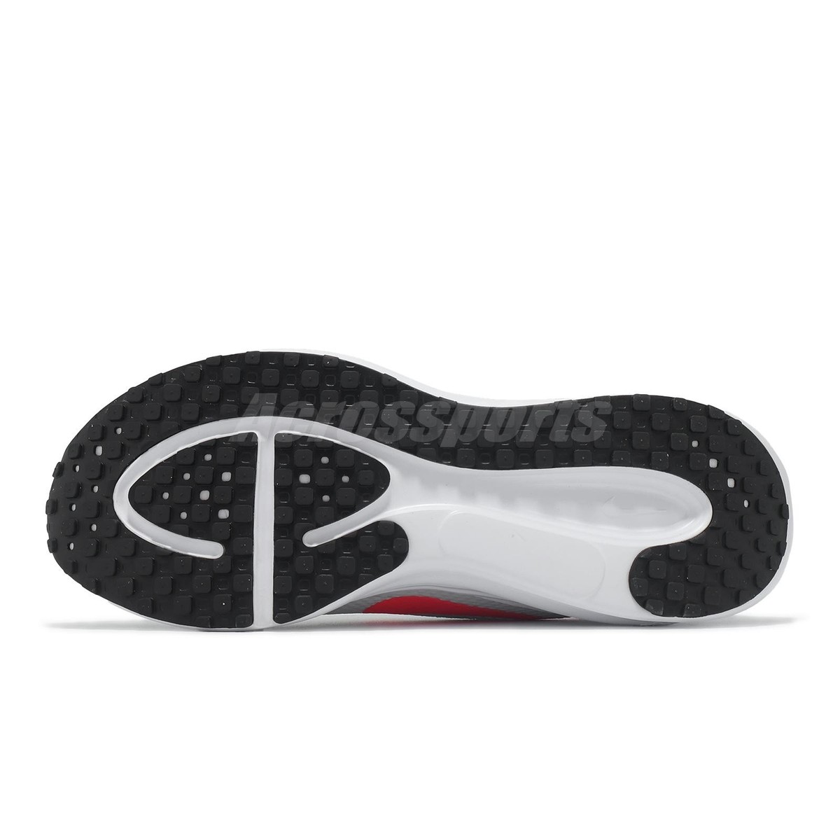 Nike Revolution 8 White Bright Crimson Men Road Running 