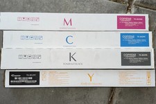 New 4 X Genuine Kyocera Copystar TK-8529 TK 8527 OEM Toner Set, B/C/M/Y
