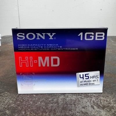 SONY DISC 1 GB HI-MD HMD1G Blank Recordable MiniDisc Walkman NEW / SEALED