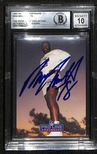 Bruce Smith Buffalo Bills Signed 1991 Pro Line Portraits Card Beckett Auto 10