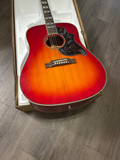 Acoustic Guitar Hummingbird standard with pickup Cherry Red burst Christams