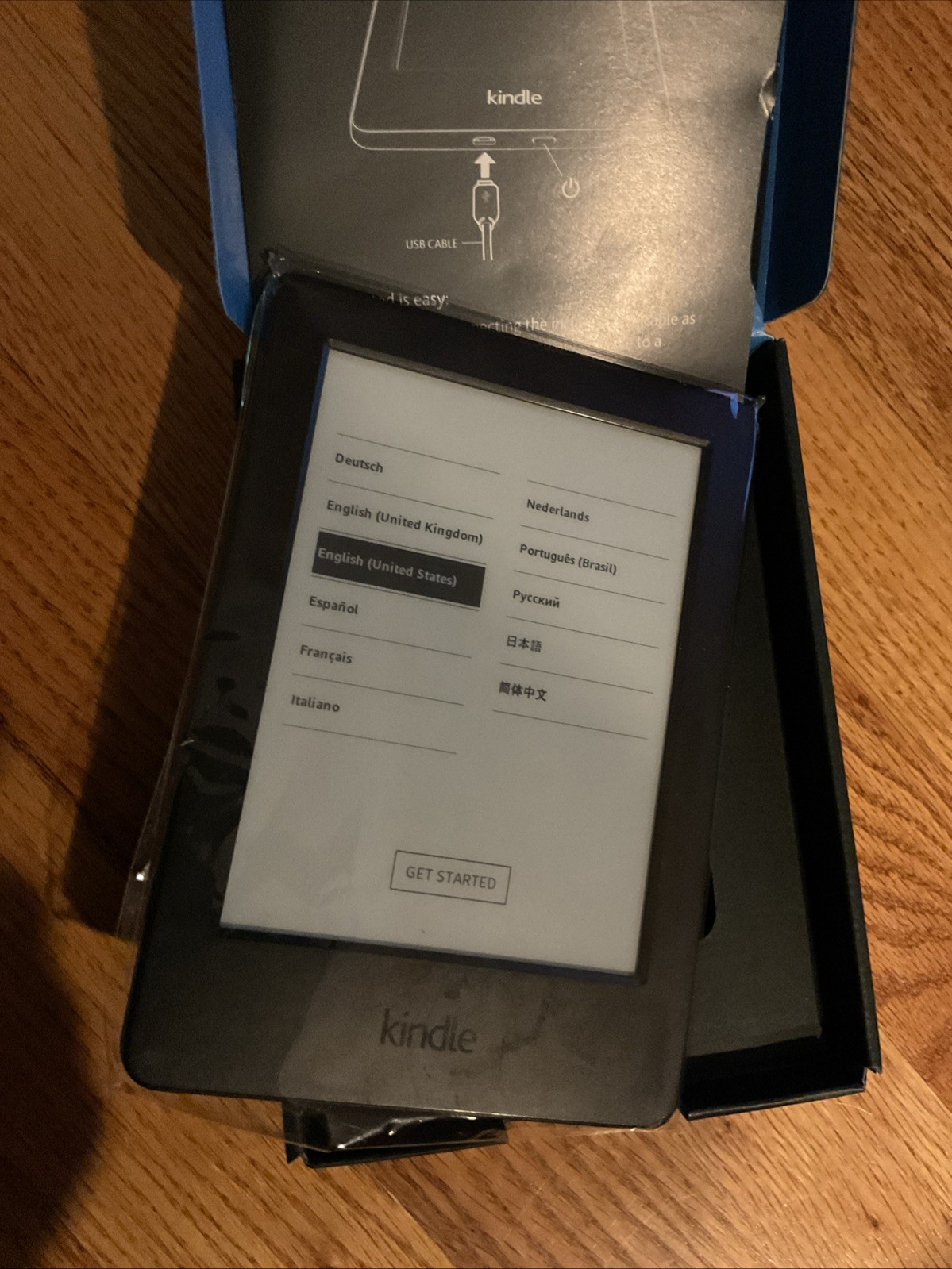 Amazon kindle Black E-Reader CE0700 USB Charging Cord Included-image