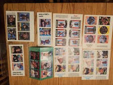 Vintage Uncut Magazine Card Sheets - Michael Jordan, Ken Griffey Jr., And More