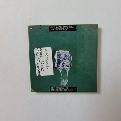 Intel Pentium III CPU SL4ZJ 866MHz 256KB 133MHz 1.75V Socket 370 Processor