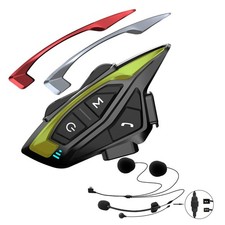 Motorcycle Helmet Bluetooth Intercom Kit, Motorbike Helmet Intercom Interphon...