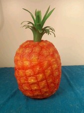 Pineapple ice bucket plastic, No 500 made in Hong Kong. VGC. 60s70s 