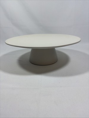 Threshold Stoneware Cake Stand in Cream 12'' with some Snowflakes