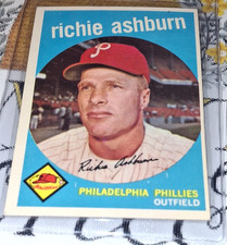 Topps 1959 Richie Ashburn #300 Philadelphia Phillies Baseball Card