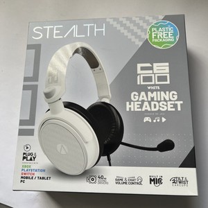 STEALTH C6-100 Gaming Headset Range (All White) New Sealed