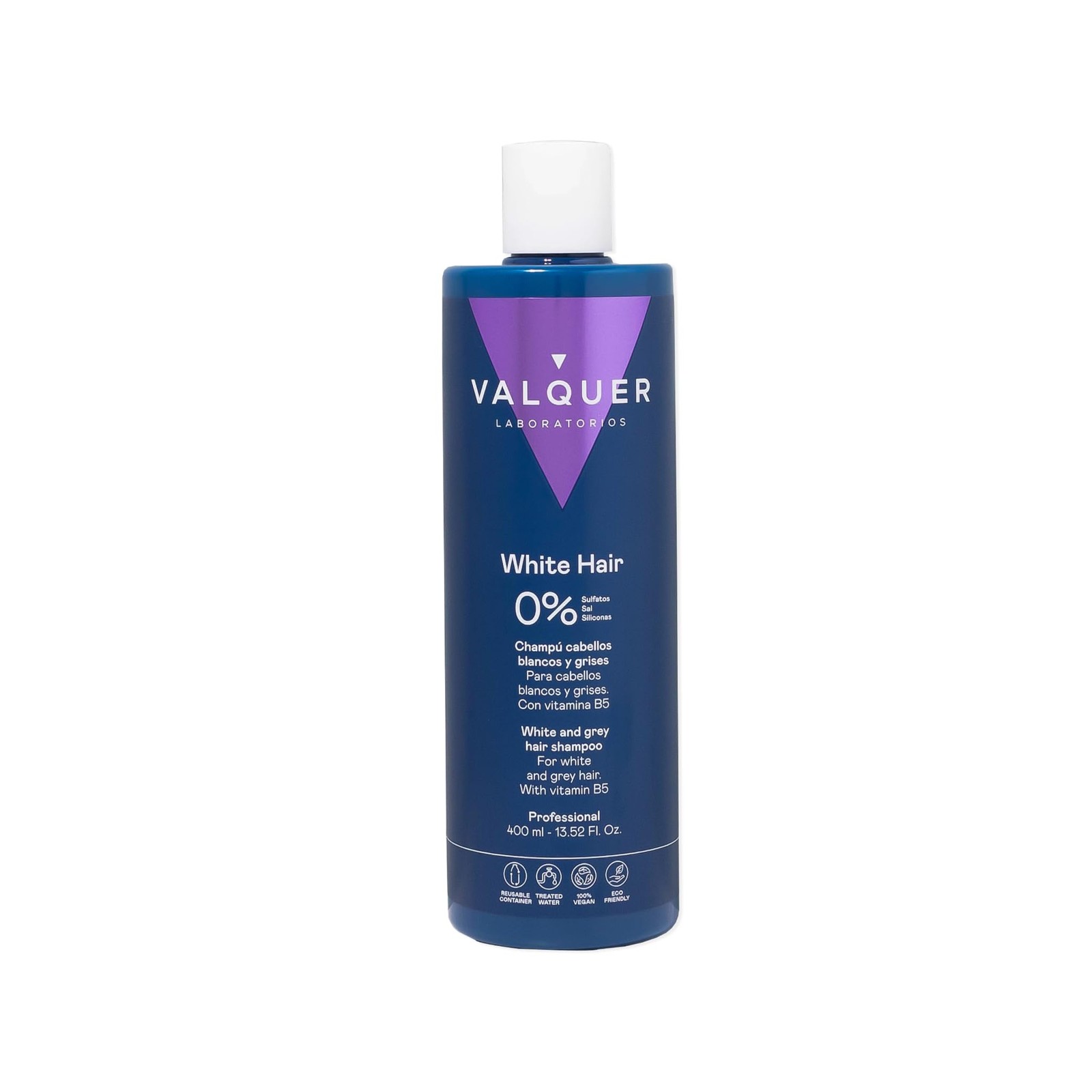 Shampooing pour cheveux blancs Válquer sans sel soin lavant cheveux gris