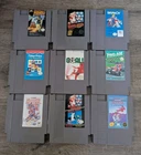 Lot Of 9 Nintendo NES Vintage Cartridge Video Games - Not Working/For Parts