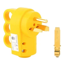 2-in-1 Nema 6-50P/6-30P Welder Plug, 30A/50A 250V Welder 3-Prong Male Plug, E...