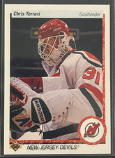 1990 UPPER DECK #183 CHRIS TERRERI ROOKIE CARD