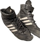 Adidas Combat Speed 5 Wrestling Shoes Boots Black Boxing MMA BA8007 Mens Size 12