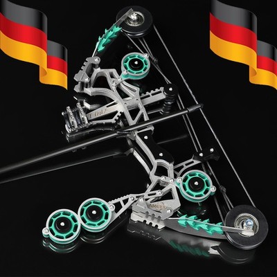 11Zoll Mini Compoundbogen 8X Pfeile Zielpapier Set Bogenschießen Kinder Geschenk