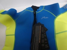 Kids Wetsuit Shorty for Girls Boys 2mm Neoprene Yellow / Blue Size 16x