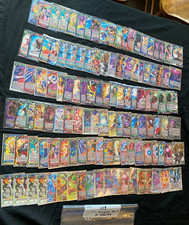 Dragon Ball Super Card Game TCG lot of 119 cards - great cards in sleeves